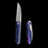 The Binge Purple Nurple – 3.5" Divo X BladeBinge Drop Point Blade, Purple Textured Aluminum Handle, Frame Lock EDC Knife