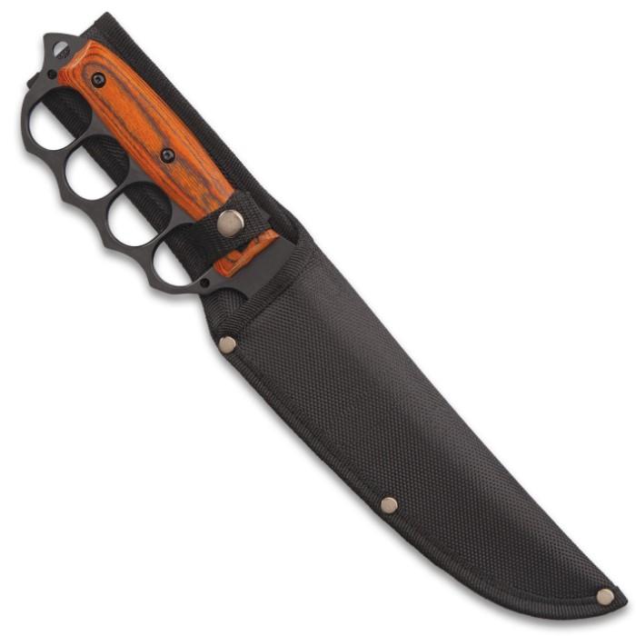 Trench Raider Pakkawood Fixed Blade With Sheath