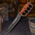 Trench Raider Pakkawood Fixed Blade With Sheath - Blade City