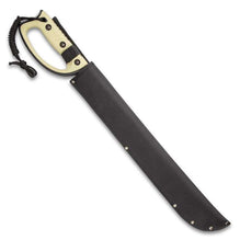 USMC Semper Fi Sawback Machete With Sheath | Blade City