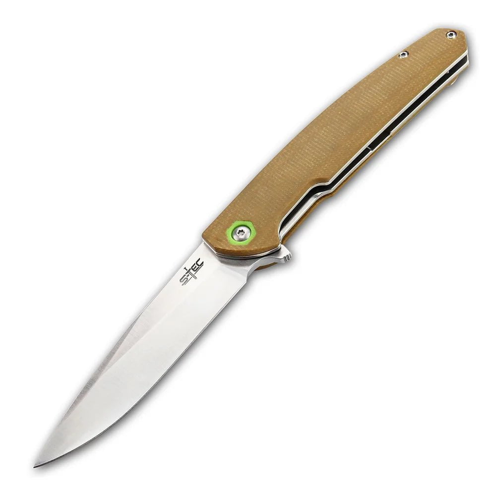Veltrax Linerlock Folding Knife – 14C28N Sandvik Steel, G10 Handle