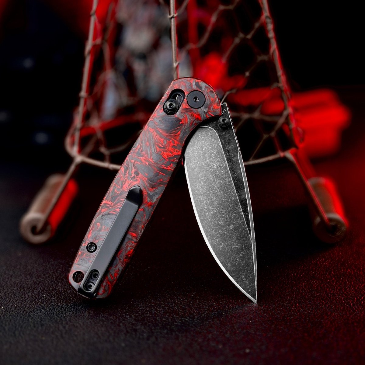 *Coming Soon* Wixco Drax II Red Luminous Carbon Fiber Blade City exclusive - Blade City