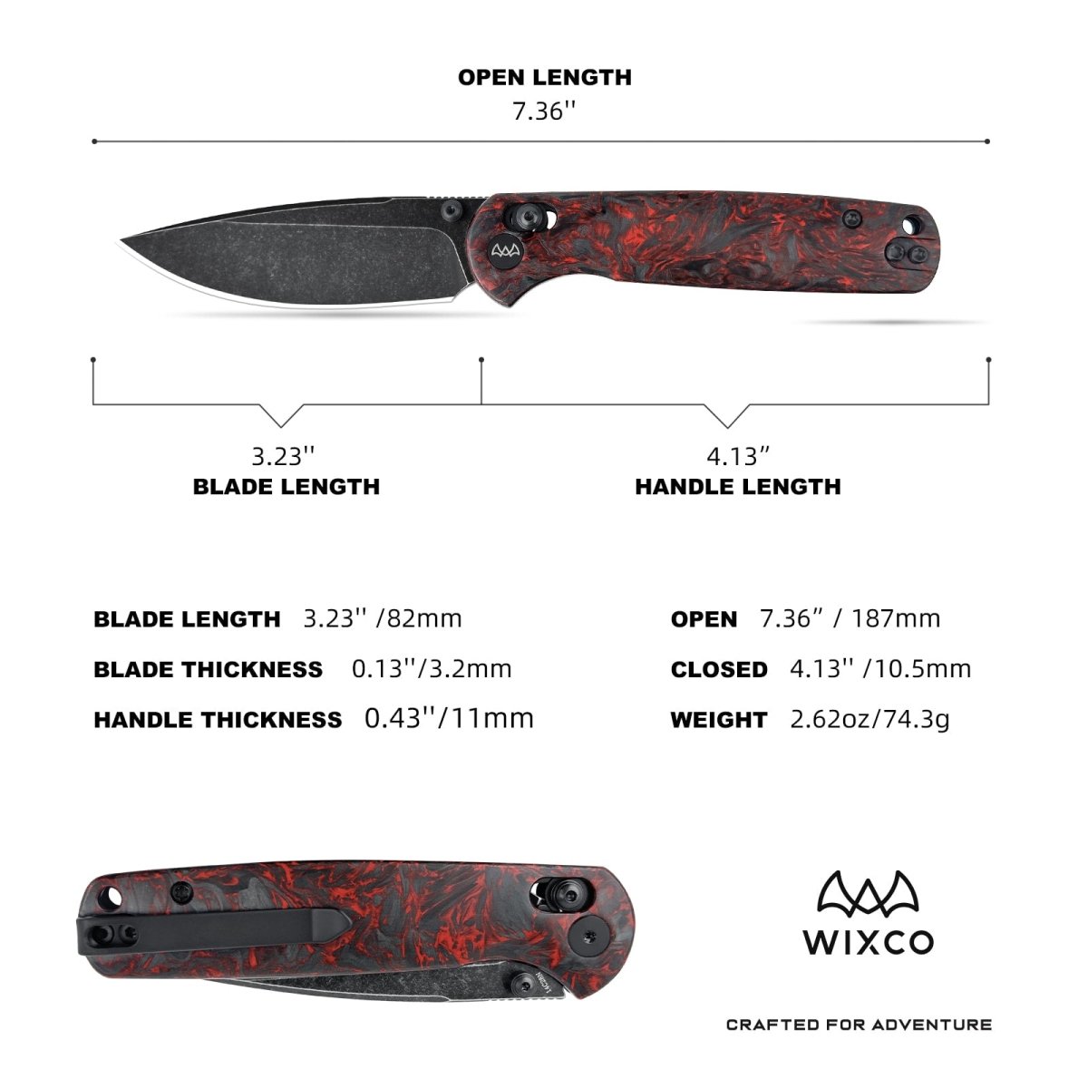 *Coming Soon* Wixco Drax II Red Luminous Carbon Fiber Blade City exclusive - Blade City