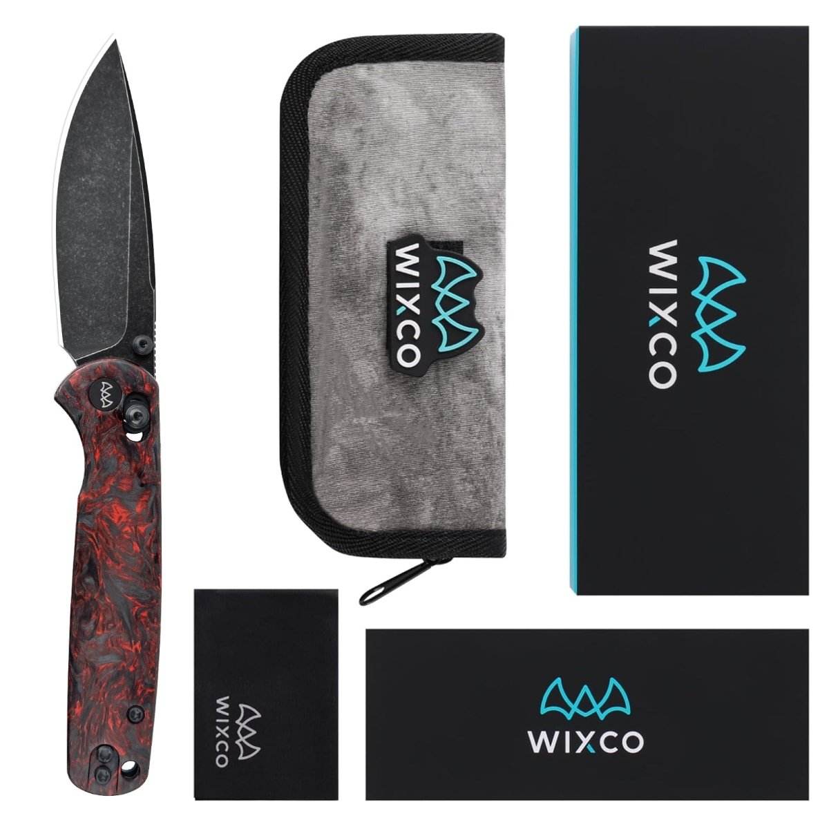 *Coming Soon* Wixco Drax II Red Luminous Carbon Fiber Blade City exclusive - Blade City