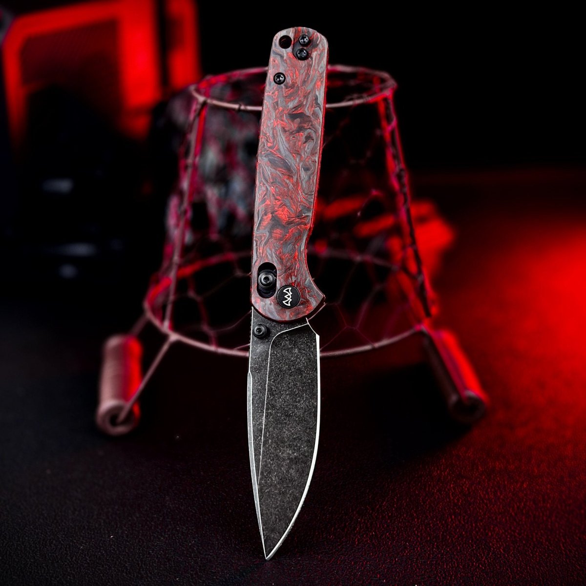 *Coming Soon* Wixco Drax II Red Luminous Carbon Fiber Blade City exclusive - Blade City